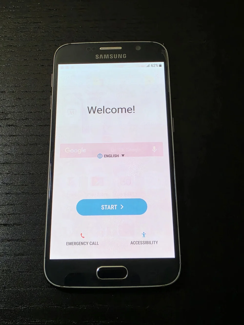 Samsung Galaxy S6 - Deep Blue Back
